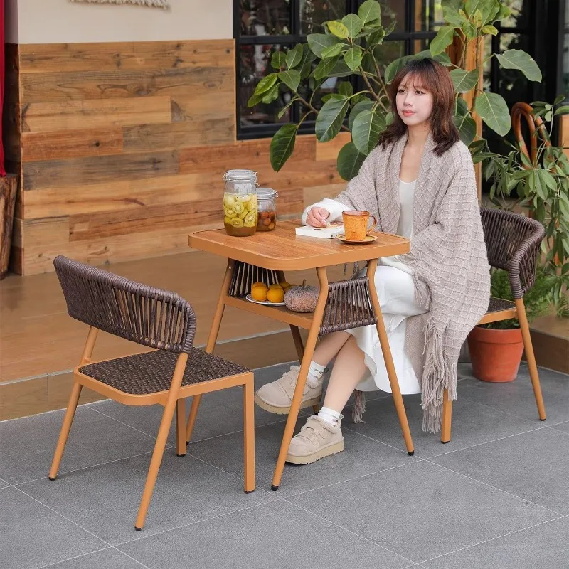 Small apartment Internet celebrity table and chair simple cafe small