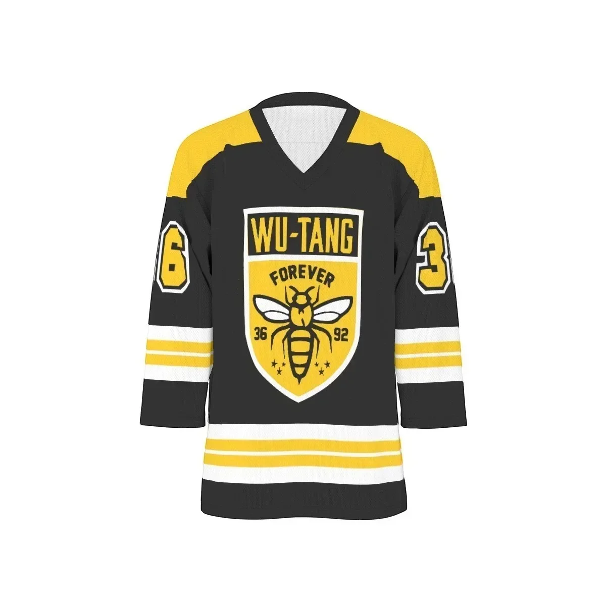 2026 Wu-Tang Clan Hip Hop Band Forever 36 Hockey Jersey Ice Uniform Men and Women Sports Long Sleeve T-shirt Men's T-shirt Y2k