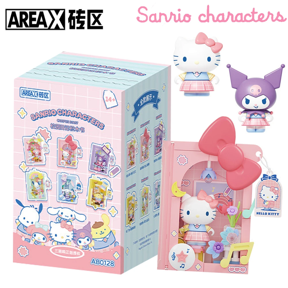 

Genuine Official AREAX Sanrio Blind Box Toys Collection Popular Cartoon Anime Star Kuromi Pochacco Cute Vitality Peripheral Gift