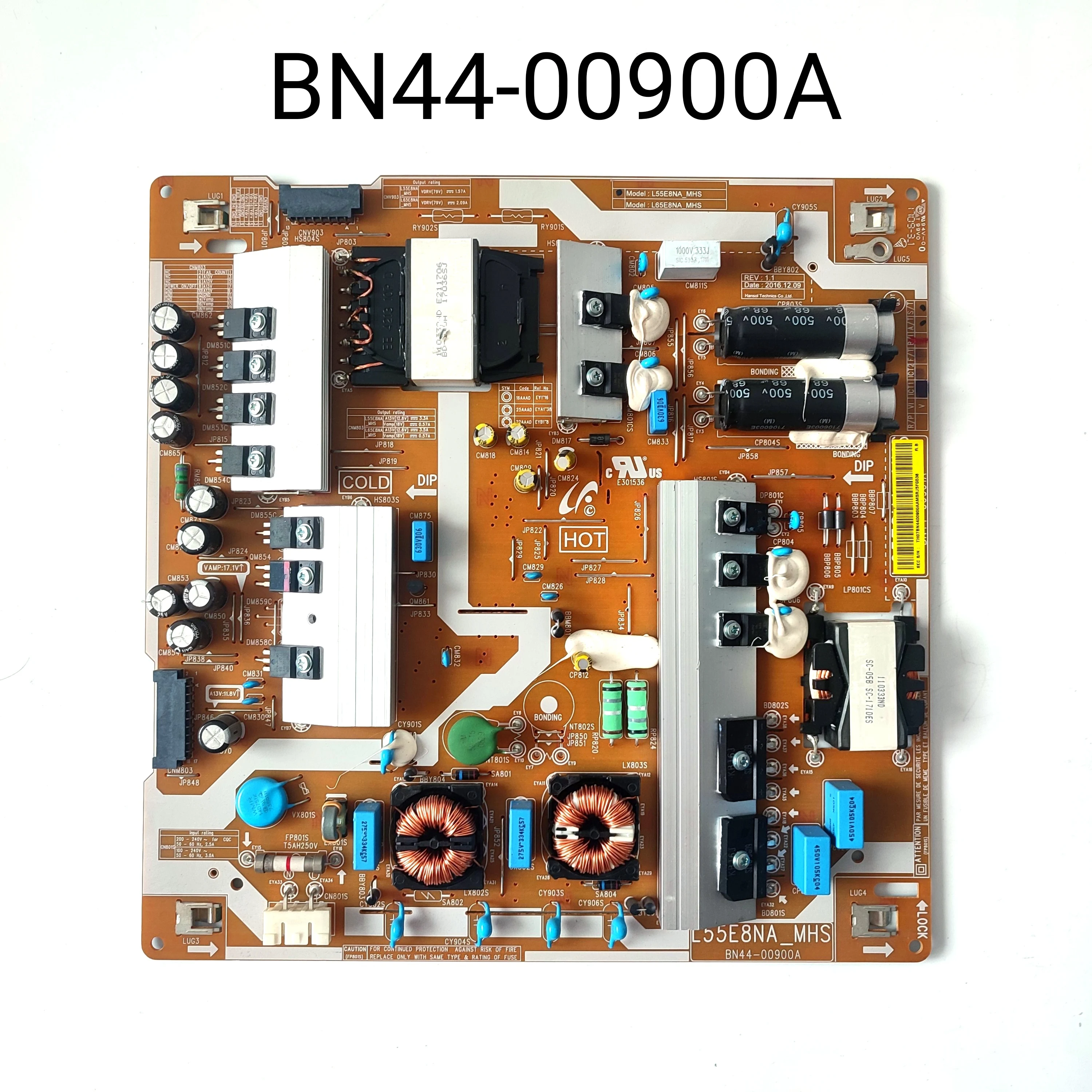 Genuine Original BN44-00900A L55E8NA_MHS Power Supply/LED Board Fits QN55Q7CAMFXZA QN55Q7CDMFXZA QN55Q8CAMFXZA 55 Inch LCD TV