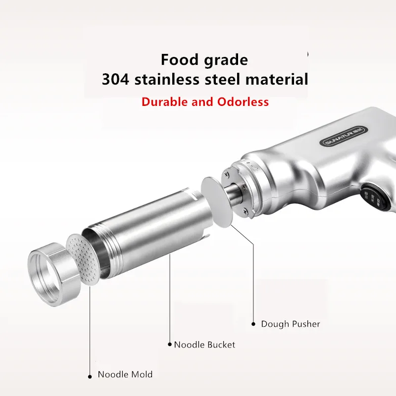 Stalatur-Machine à pâtes en acier inoxydable, odorà pâte rapide, déterminer la pression sans fil, machine à pâtes rapide, cuisine