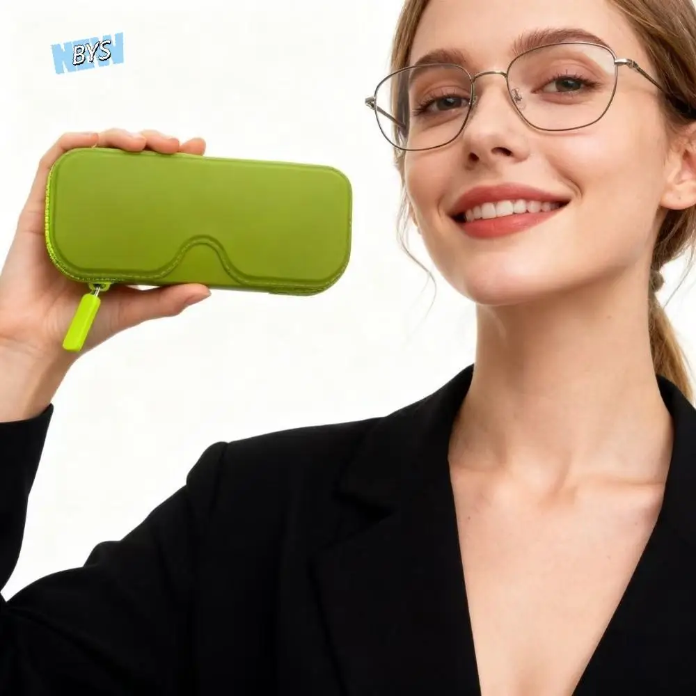 

Waterproof Silicone Glasses Storage Bag Large -capacity Dustproof Eyeglasses Case Lightweight Anti- fall Sunglasses Cover Women