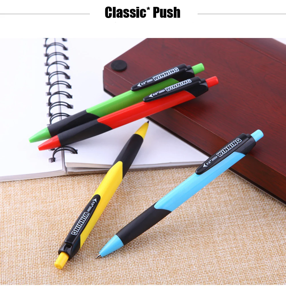 5 Pcs/Set Kawaii Cartoon Mechanical Gel Ink Pen Cute School Office Writing Supplies Stationery Decor Gift Students Ballpoint Pen