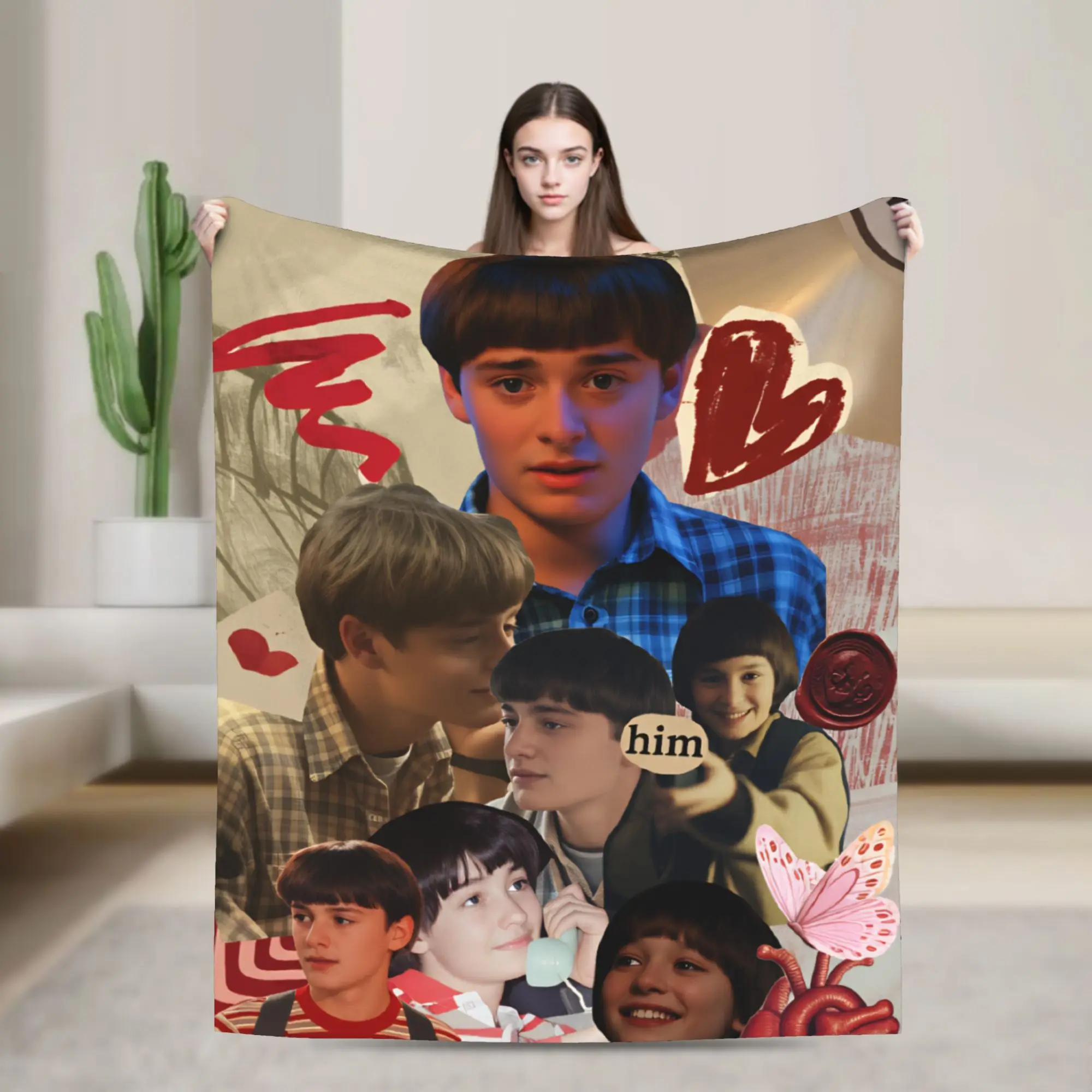 Will Byers Super Soft Blanket  Decorative Plush Bedding Throws Comfortable Couch Chair Flannel Bedspread Sofa Bed Cover