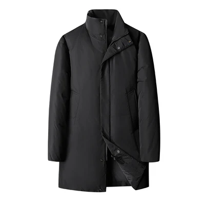 2024 nueva llegada chaqueta de invierno 80% chaquetas de pato blanco hombres, moda para hombre espesar cálido parkas gabardina tamaño M-XXXL