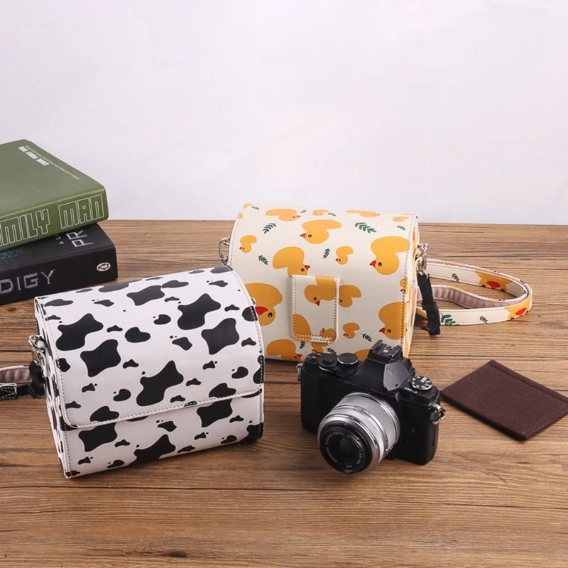 Fujifilm 레트로 카메라 가방, Fujifilm X10, X20, X30, X70, X100, X100V 용, 숄더 스트랩 포함, 카메라 액세서리, 보호 가방