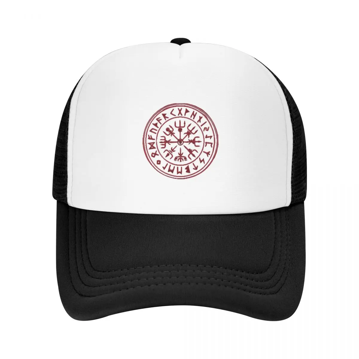 Vegvisir (Reddish) Baseball Cap Mountaineering Wild Ball Hat Beach Outing Women's Golf Wear Men's