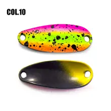 Brass Fishing Spoon 3.5g with Hook #2