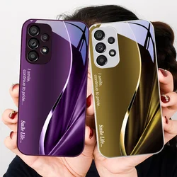 Continue Bean Green For Samsung Galaxy Note 8 9 S10 Plus S20 S21 FE S23 Ultra A70 72 73 50 51 52 53 Tempered Glass Phone Case