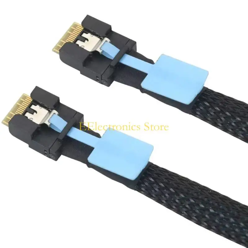 B03C 50/80/100Cm PCIE 8654 4I Cable Server Data Extension Cable for Server Hard Disk Computer Accessories