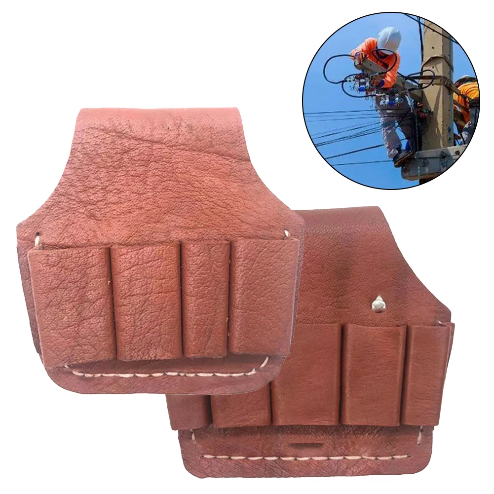 

Brown Storage Bag Compact Tool Storage Bag Hand Tool Storage Reliable Tool Protection Sturdy Material Construction