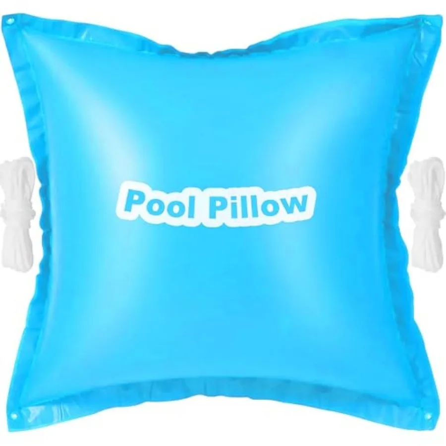 4'x4' Pool Pillow for Above Ground Pools, Cold-Resistant PVC, Winter Heavy-Duty Triple-Thick Pvc, Dual-Layer Valve Prevents Lea