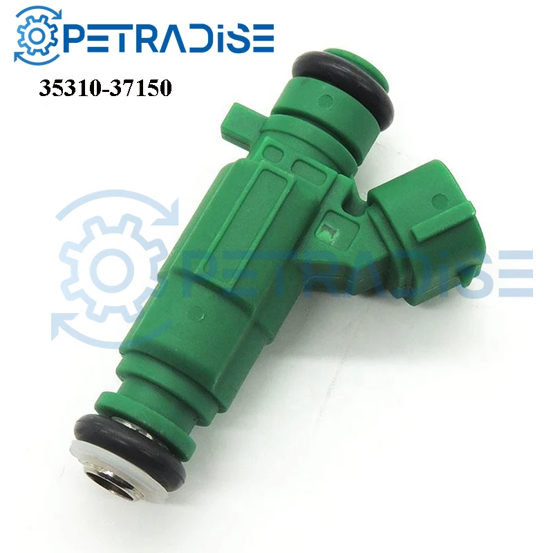 

4PCS High Quality Fuel Injectors For Hyundai Accent Tiburon Santa Fe Sonata Kia Rio Rio5 Auto Parts OEM 35310-37150 3531037150