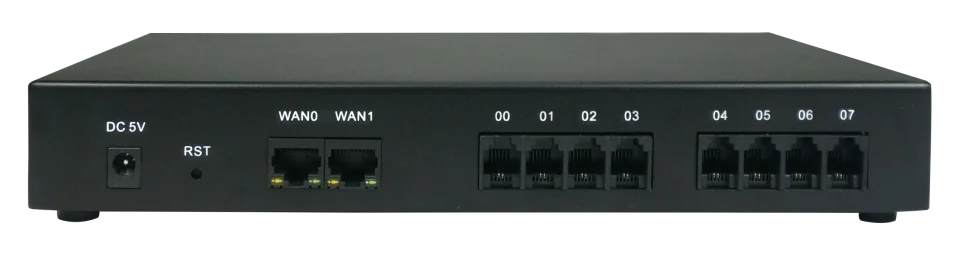 Rack-mountable PBX Voice Gateway IPG108J  RJ11 SIP Call Control 8 FXS Ports