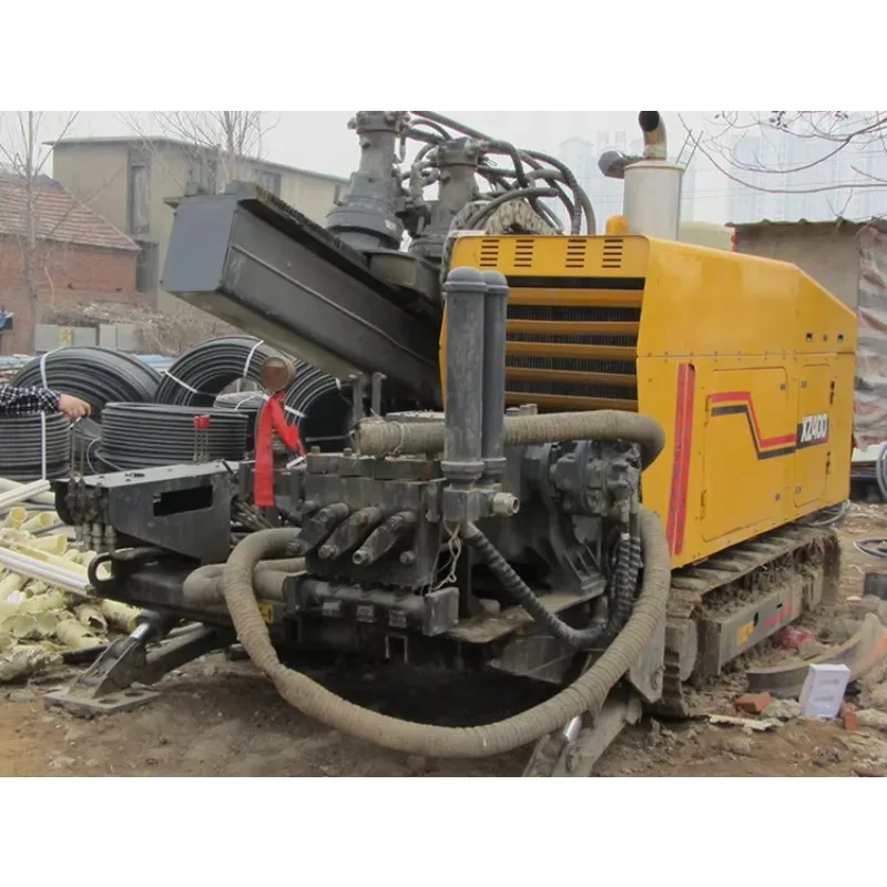 Forward Horizontal Directional Drilling Rigs HDD machine Hydraulic Drive Low Noise for Urban Gas Water Communication Pipes
