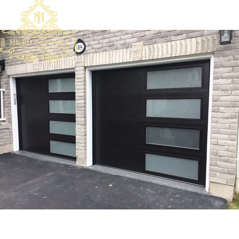 Portes de garage à nervures en acier, taille automatique 8x7, offre spéciale, haute qualité, vente directe d'usine