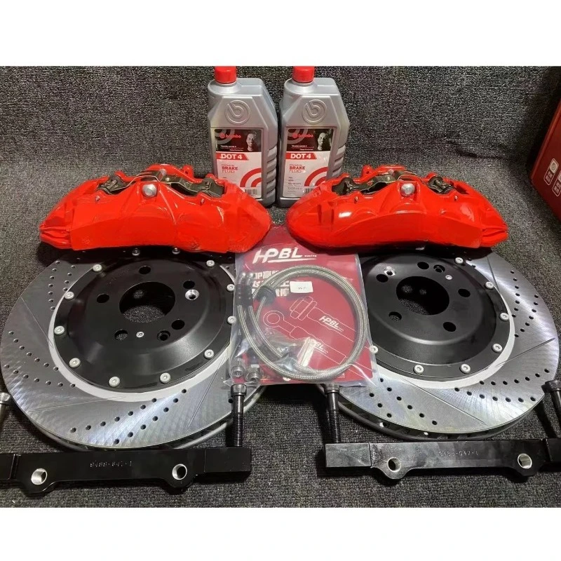 New Custom Color 6-Piston Big Brake Caliper Kit for  W204 Forged 6061-T6 Aluminum BBK 355/380mm