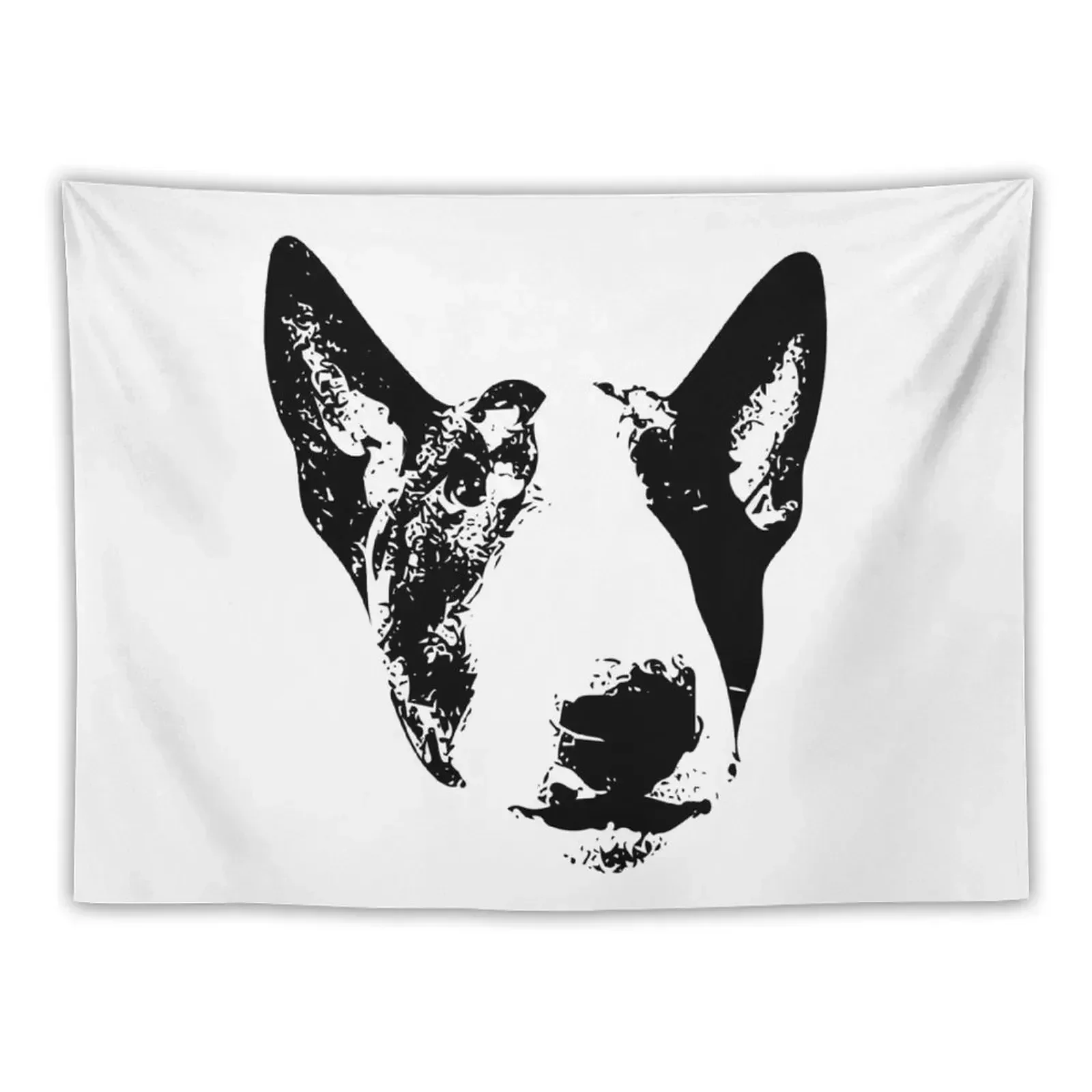 

English Bull Terrier Face Tapestry Home Decoration Accessories For Bedroom Outdoor Decoration Tapestry