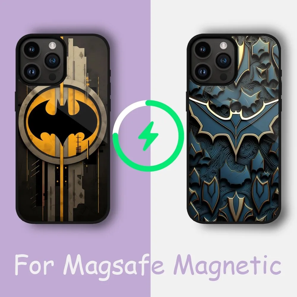 

Beast Kingdom B-Batman Phone Case For iPhone 15 14 13 12 11 Pro Max Plus Phone Magnetic for Macsafe Cases Cover