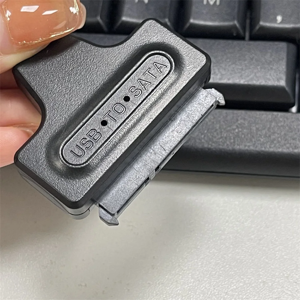 데스크탑 컴퓨터용 USB 3.0-SATA 어댑터 변환기, USB 3.0 하드 드라이브 변환기 어댑터, 2.5 인치 SSD 어댑터, 블랙