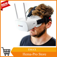 5.8G 48CH Diversity FPV Goggles: Emax Tinyhawk with 4.3-inch Display, Dual Antennas & 1800mAh Battery