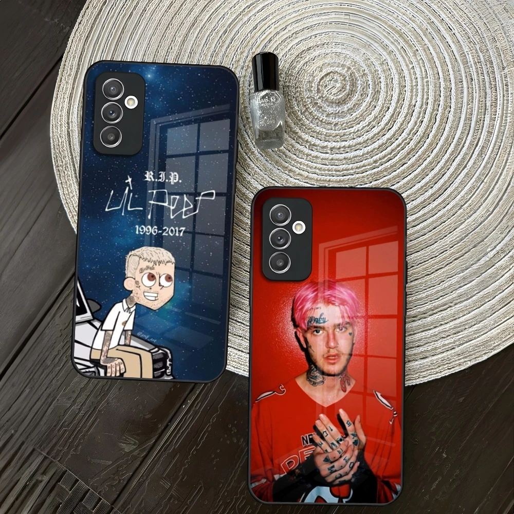 Rapper Lil Peep Hell Boy Phone Case for Samsung Galaxy S26 S25 S24 S23 S22 S21 S20 FE Edge plus Ultra Glass Cover