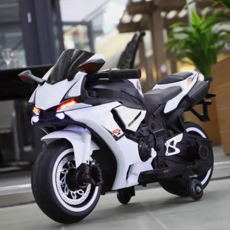 Zdalnie sterowany rowerek dla dzieci z podwójnym silnikiem 3-8 lat Samochód elektryczny Opony przeciwwybuchowe Długotrwała bateria Przeciwzużyciowy motocykl terenowy