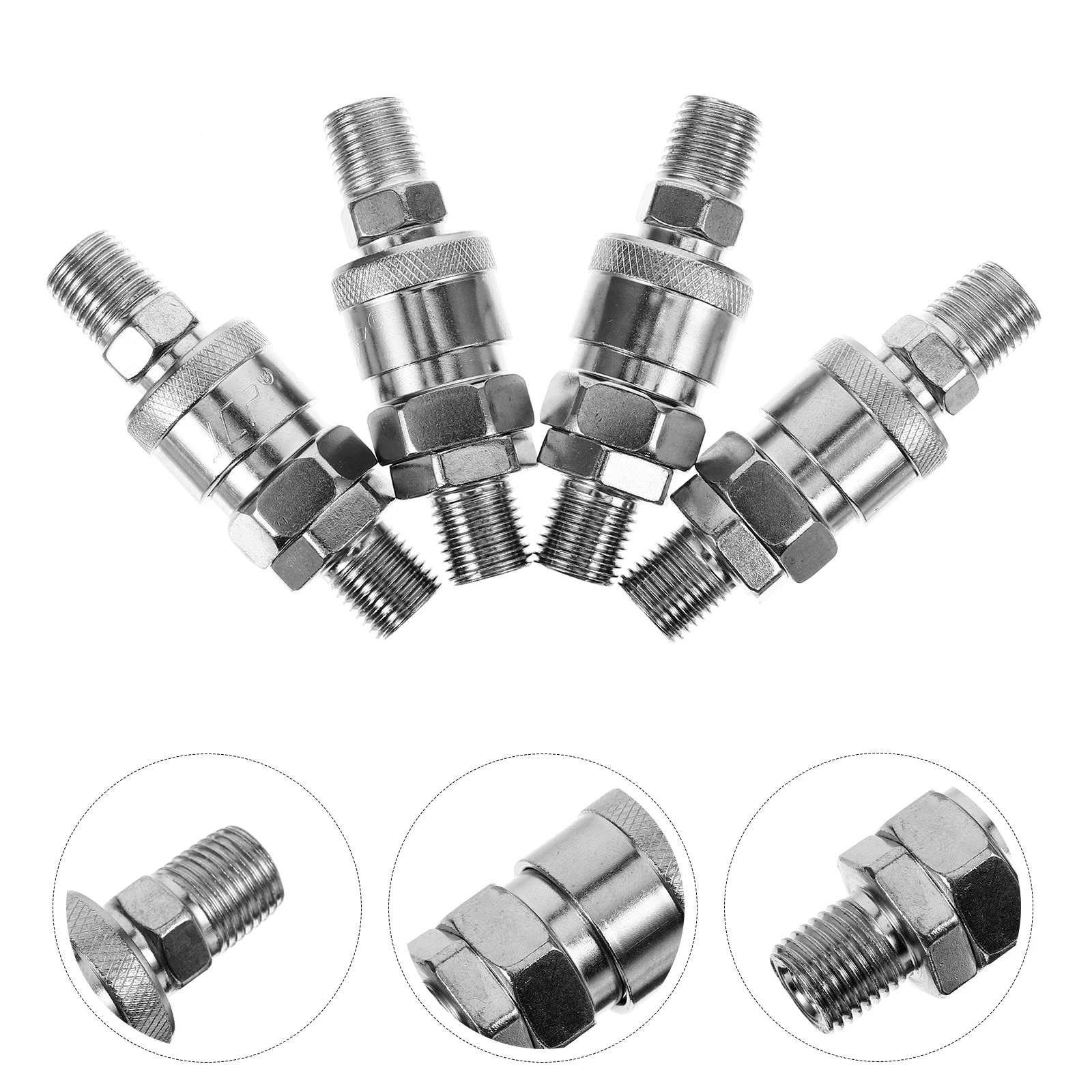 

4 Pcs Quick Coupling SP20 Male Female Connector PP20 Self Locking Fast Disconnect PH Air Hose Fitting Small Wind Internal