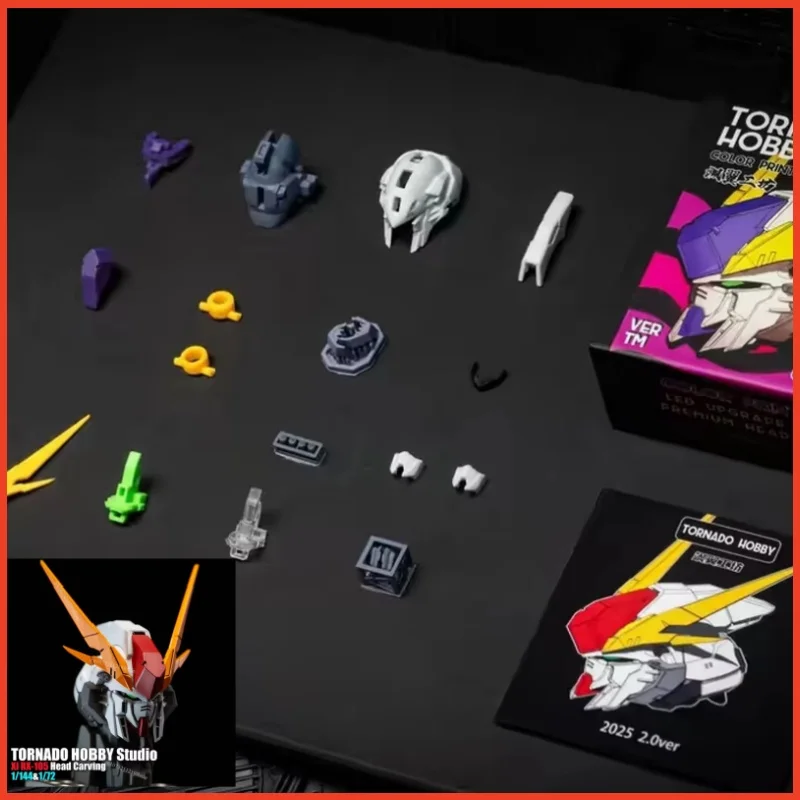 Nuevo Kit de Modelo para Armar Xi Rx-105 Head Carving 1/144 Tornado Hobby Studio 1/72 Sky Defender, Accesorio de Cabeza de Mecha GK
