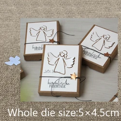 New Design Craft Metal Cutting Die cuts lovely angel decoration scrapbook Album Paper Card Craft Embossing die cuts