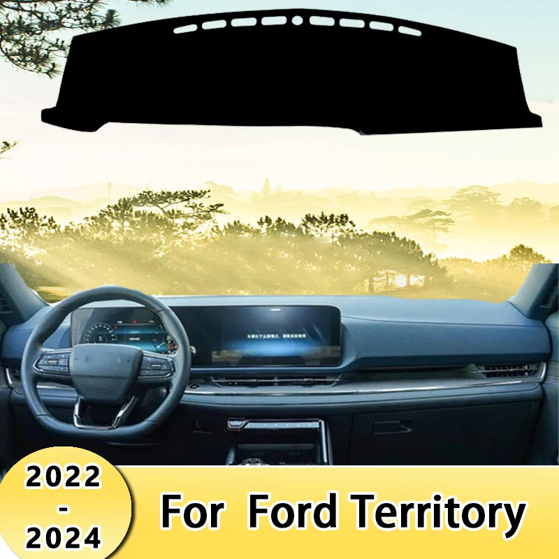 

Car Dashboard Cover Sun Shade Mats Avoid Light Pads Instrument Panel Protective Carpets For Ford Territory 2022-2024 2023