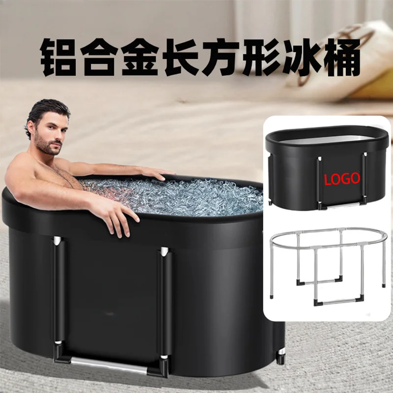 

Ice Bath Bucket Folding Adult Bucket Household Assembly Folding Bath Athlete Portable Ice Bucket