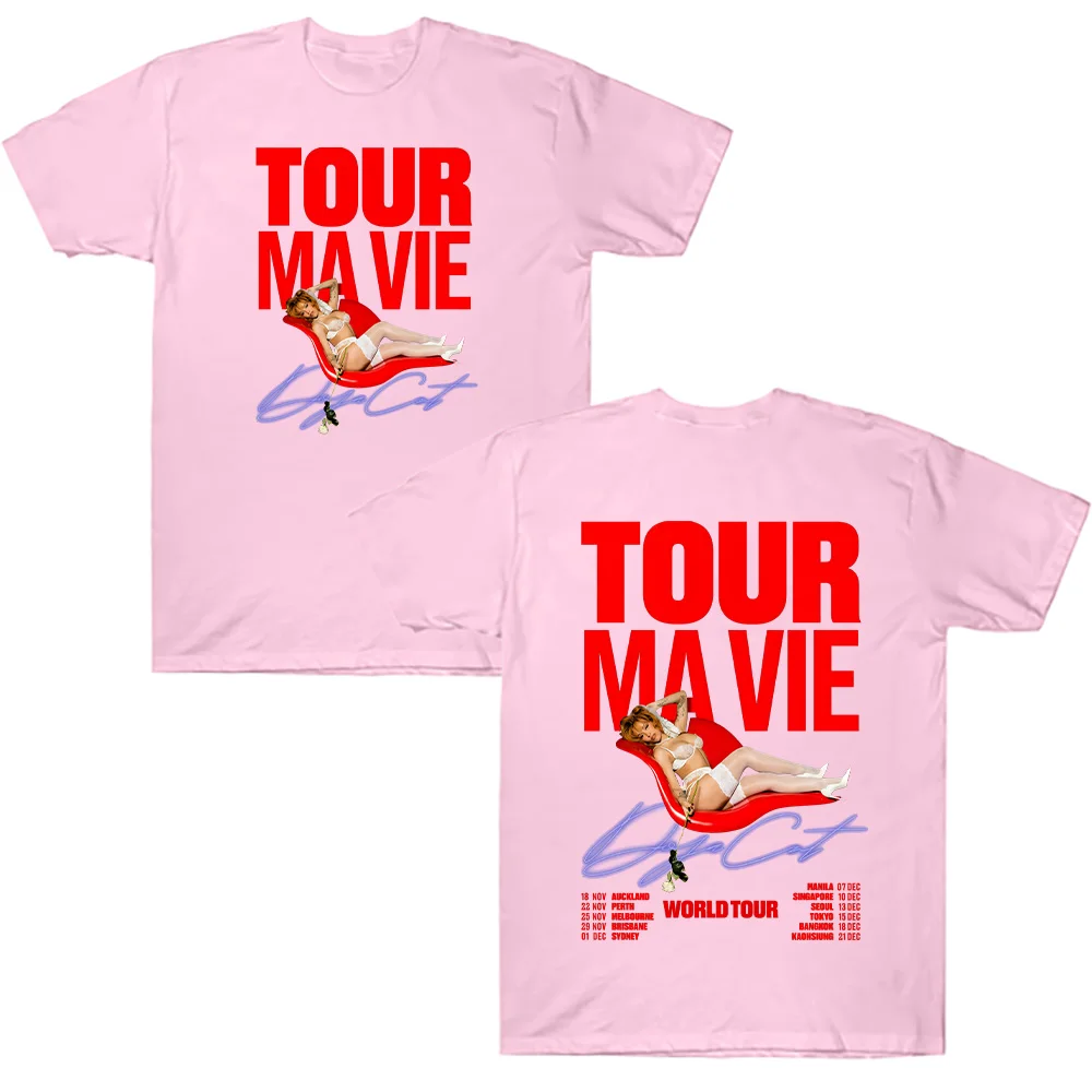 Doja Cat World Tour 2025 جرافيك تي شيرت ملابس للرجال Harajuku موضة للجنسين تي شيرتات قطن عادية مريحة المتضخم ملابس الشارع الشهير