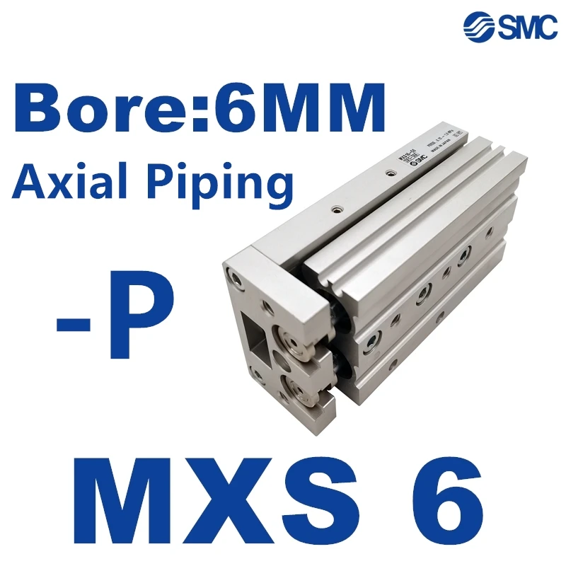 

MXS6 NEW SMC MXS6-10P MXS6-20P MXS6-30P MXS6-40P MXS6-50P Axial Pipe Air Slide Table Guide Cylinder