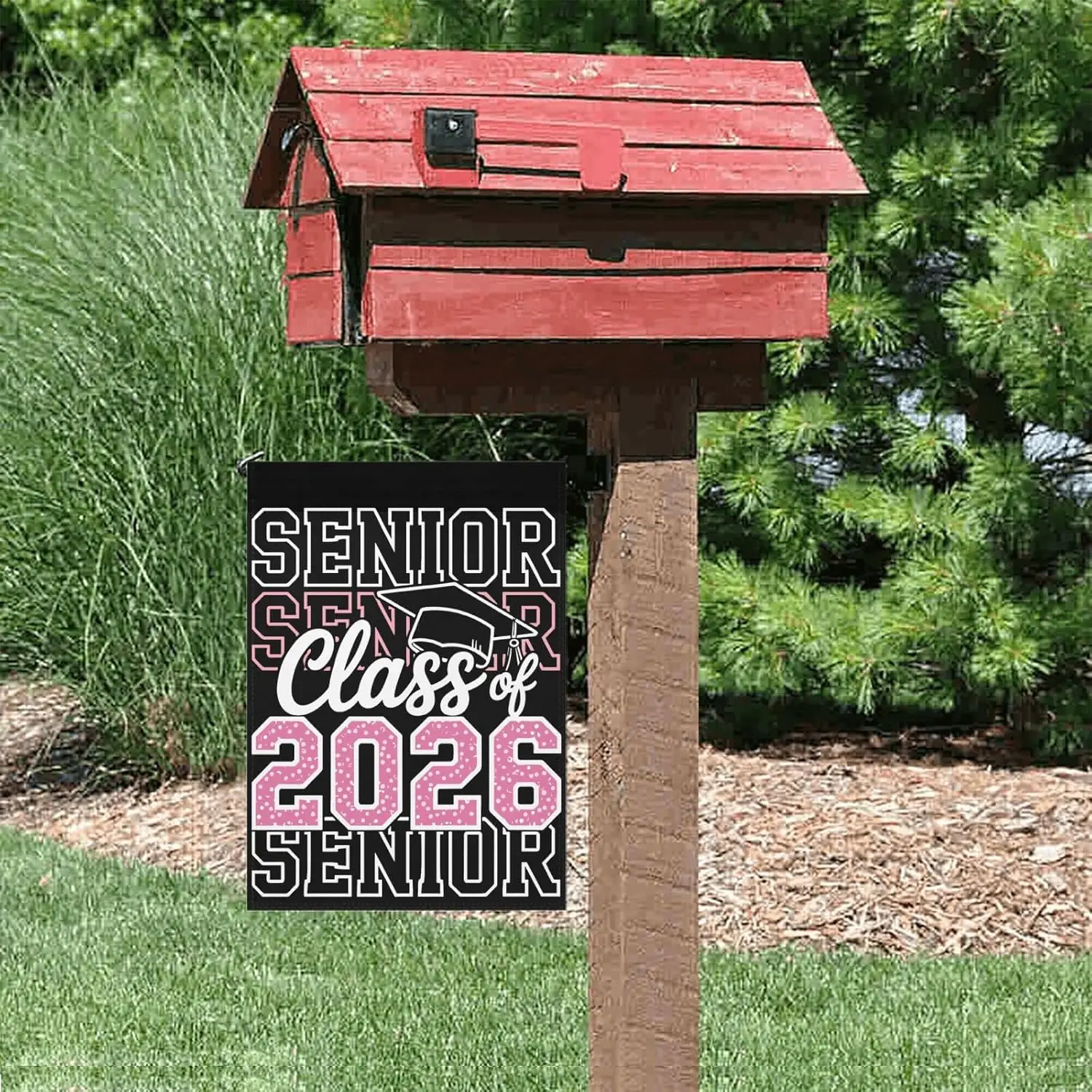 Class Of 2026 Senior 2026 Graduation Garden Flag Art Banner For Room Next Day Delivery IIE DDI GGX