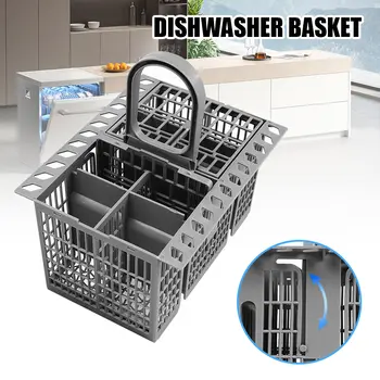 1ks univerzální košík na příbory do myčky nádobí pro Midea/Haier/Maytag pro Panasonic, držák na nože a vidličky do myčky nádobí 8 nejlepší prodej držák na lžíce a vidličky na jídelní stůl - №6