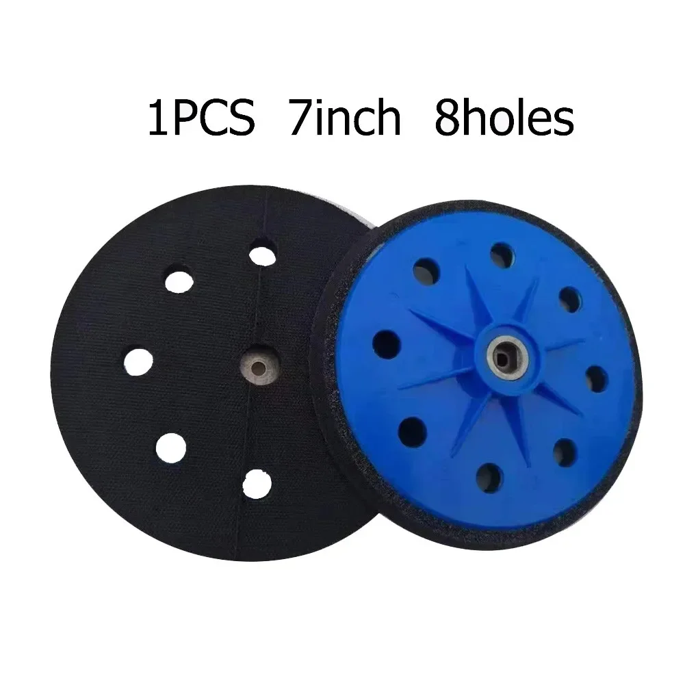 7In 180MM 8 Holes Wall Polishing Block Pad Sanding Grinding Disc Sandpaper Sanding Pad For Drywall Sander