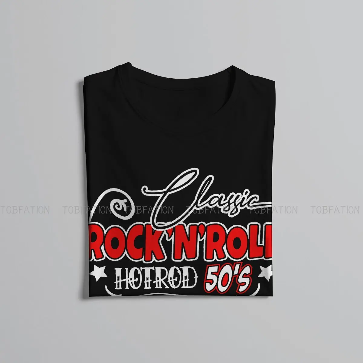 Rockabilly Hot Rod Vintage 1950s Rock and Roll Rockers Newest TShirts  Men Harajuku Tops T Shirt Round Neck