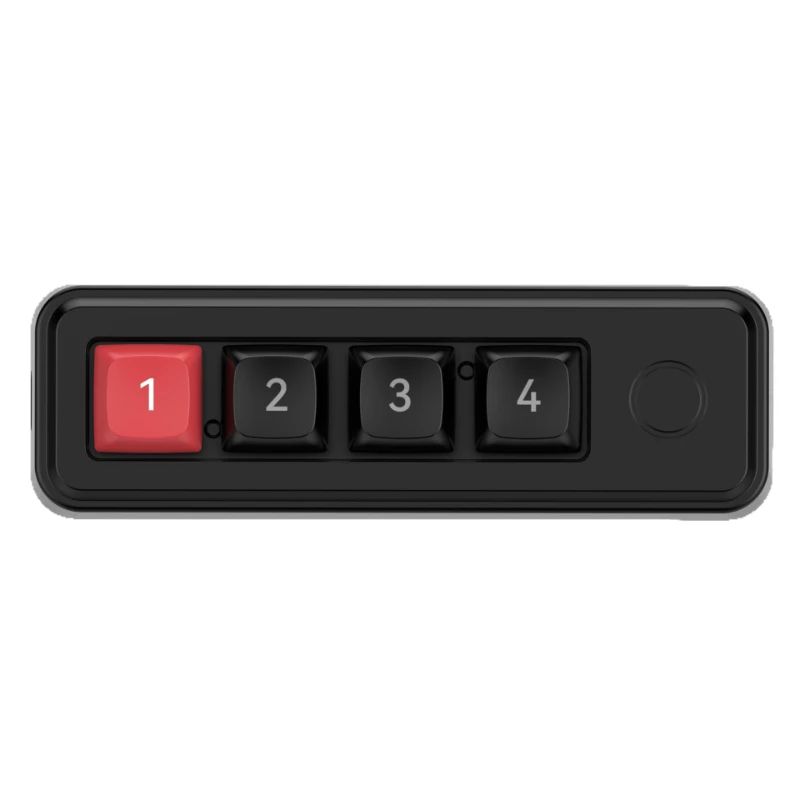 4-Key wired hot-swappable macro definition game mechanical keypad