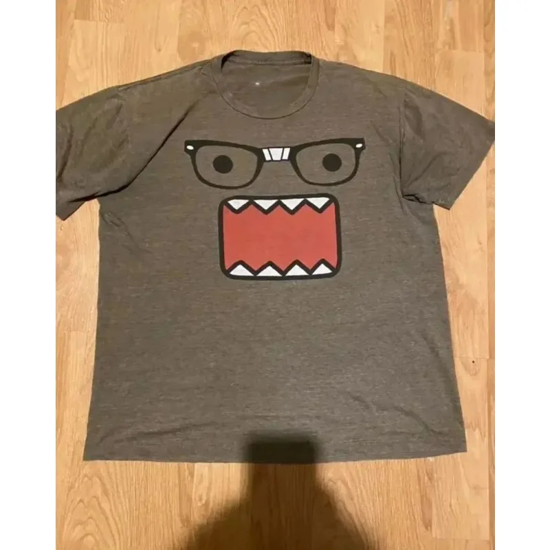 

Kawaii японская футболка Y2K Harajuku в стиле хип-хоп, летняя милая классическая женская одежда с короткими рукавами и принтом, повседневный топ с круглым вырезом для пар