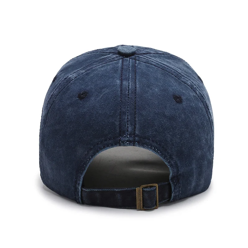 Casquette de Baseball Vintage en Coton Sergé Délavé pour Homme et Femme, Chapeau de Papa Ajustable pour Adolescent