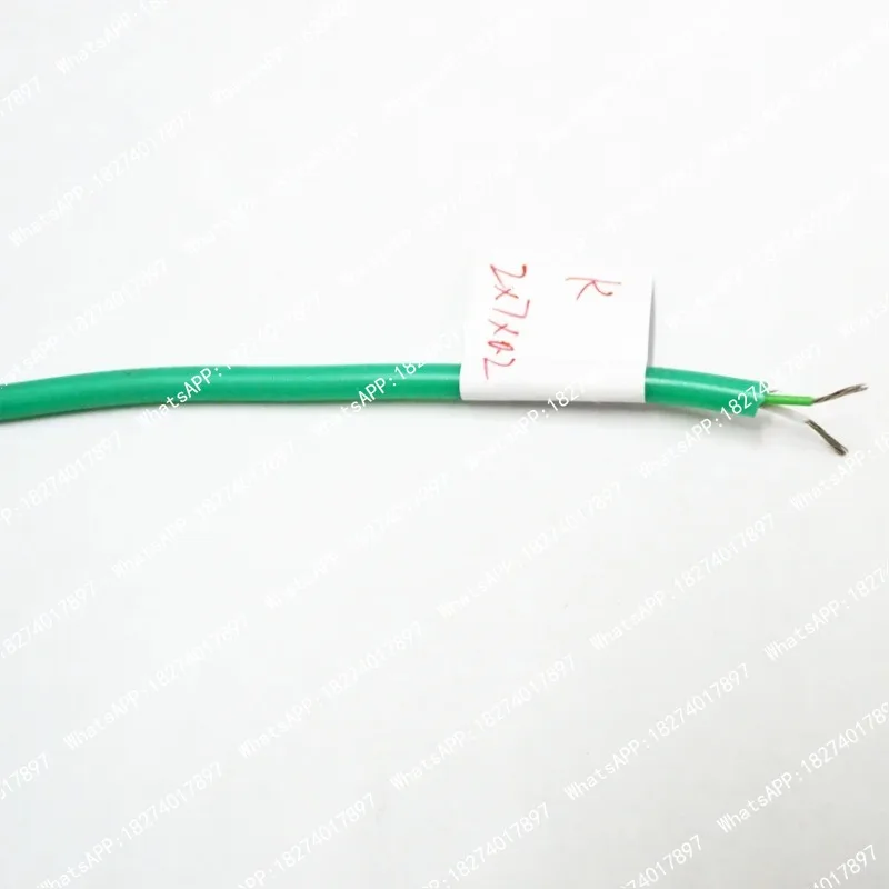 5M 2*7*0.2 Thermocouple K Type Silicone Compensation Conductor Multistrand Two Core Temperature Line Temperature Sensor K type