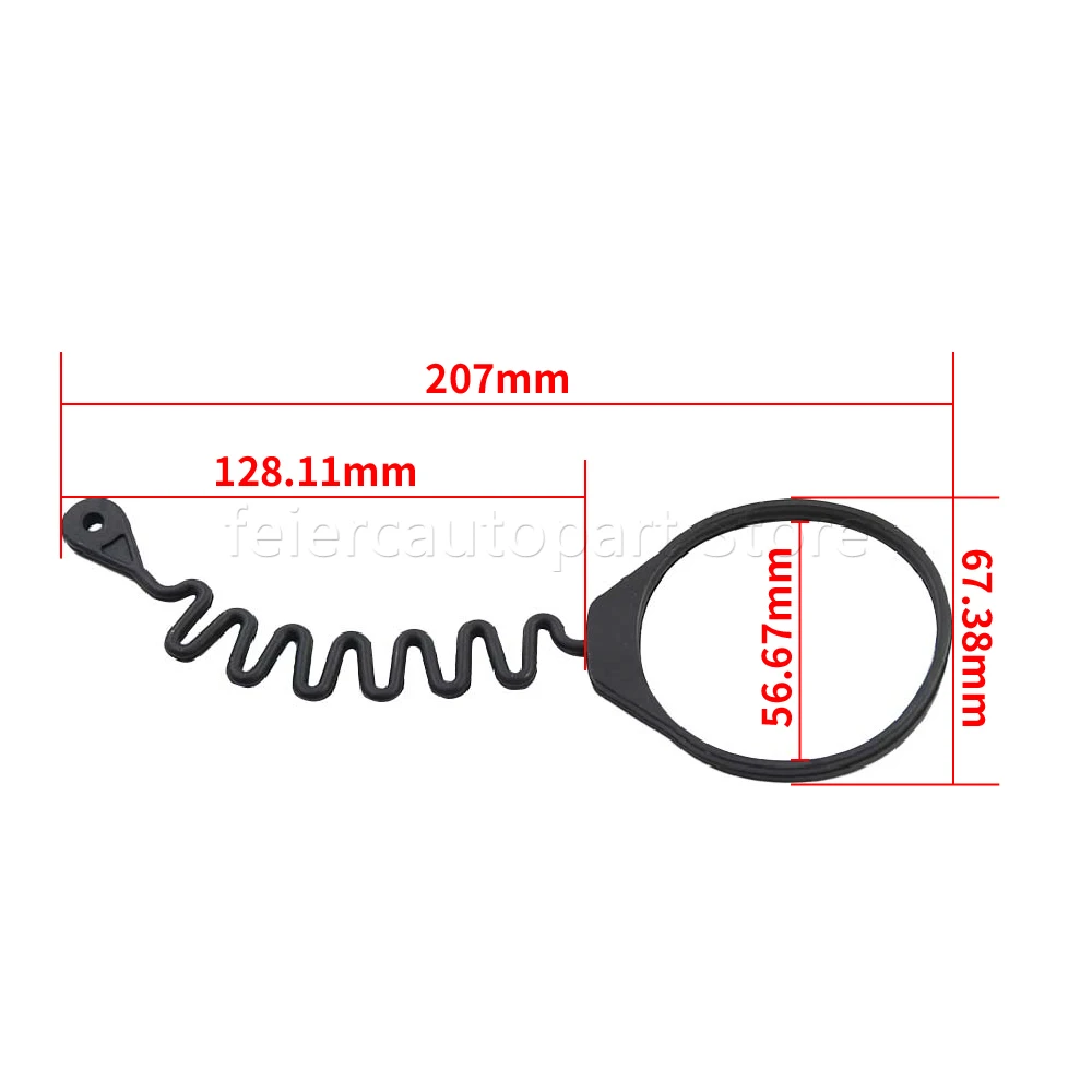 For Volvo Petrol C70 S40 S60 S70 S80 S90 V40 V60 V70 V90 XC70 (70mm) Fuel Gas Cap Strap Retaining Ring 31336424