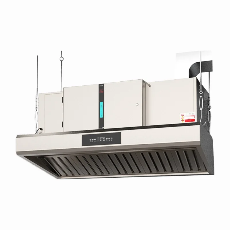 

Customized fume purification all-in-one machine, range hood, large suction ductless kitchen fume hood