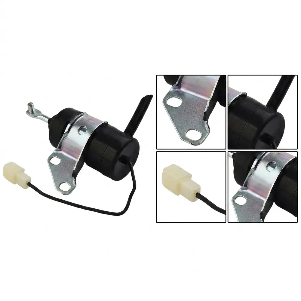For flameout Solenoid Valve 16851 60012 12V for Kubota Engines Designed for For lawnmowers and Small-Scale Tractors