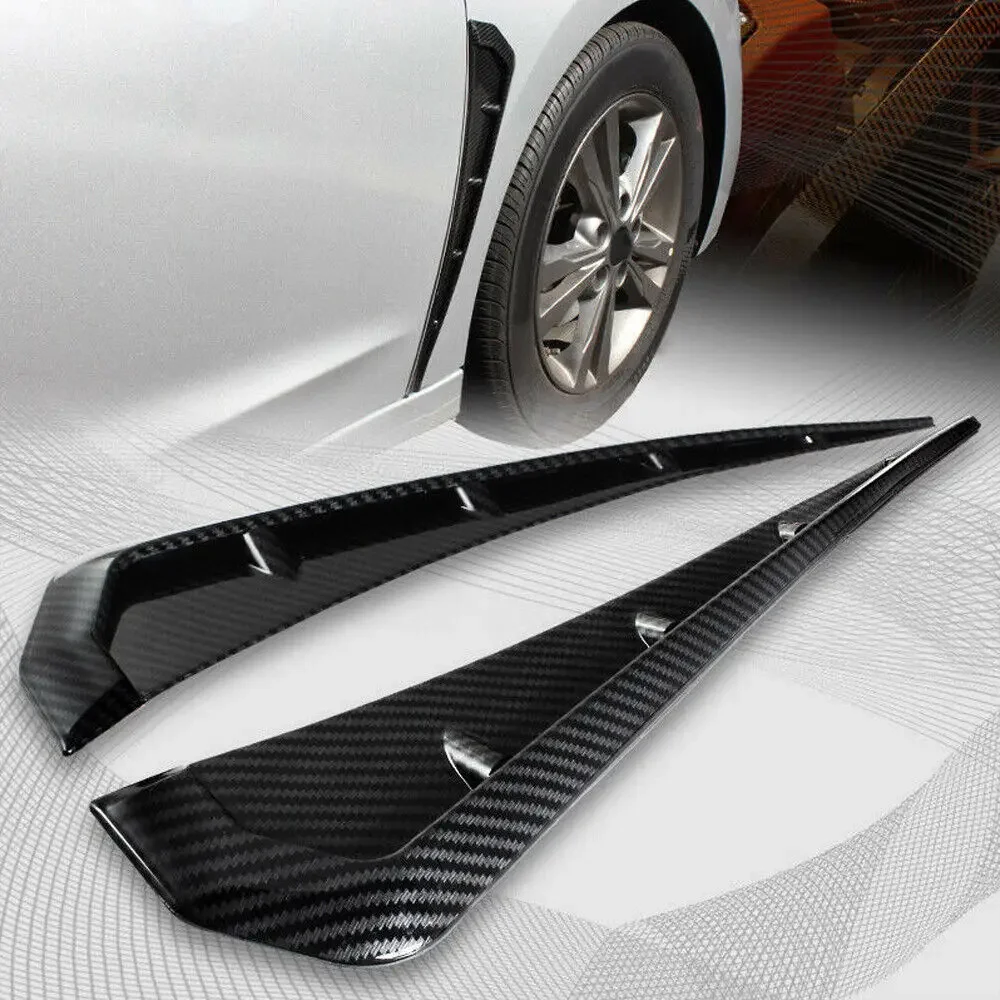 

A Pair Car Universal Side Fender Air Flow Wing Vent Cover Decorative Auto Exterior Accessories