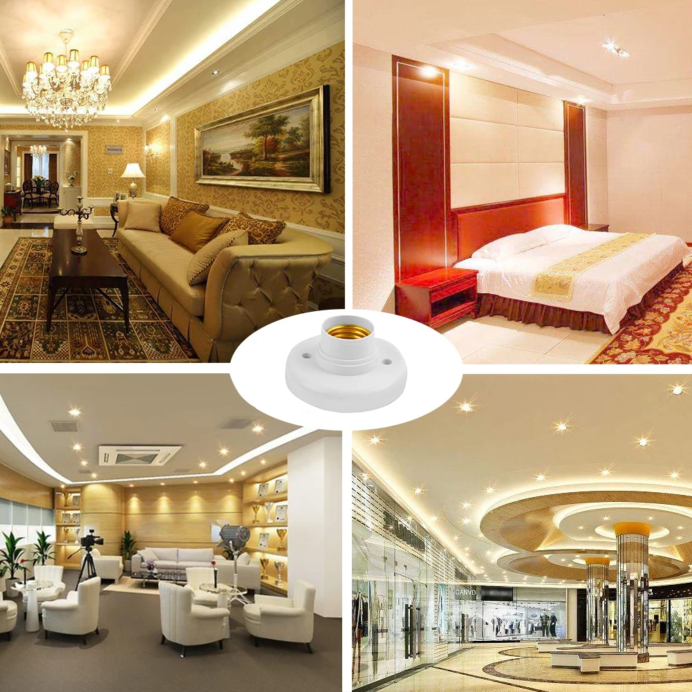 Professional Lamp Holder for E27 220V Bulb Light Base Adapter Multifunctional Lamp Switch Lighting Parts Equipment
