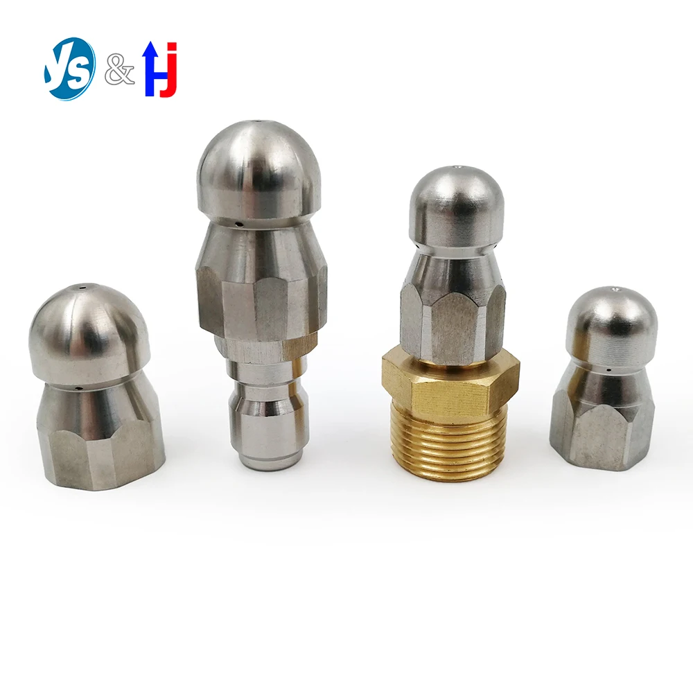 (1 Piece) 1/2 Female Thread High Pressure Washer Drain Cleaning Nozzle Sewer Cleaning Nozzle Sewer Cleaning Jetter Nozzle