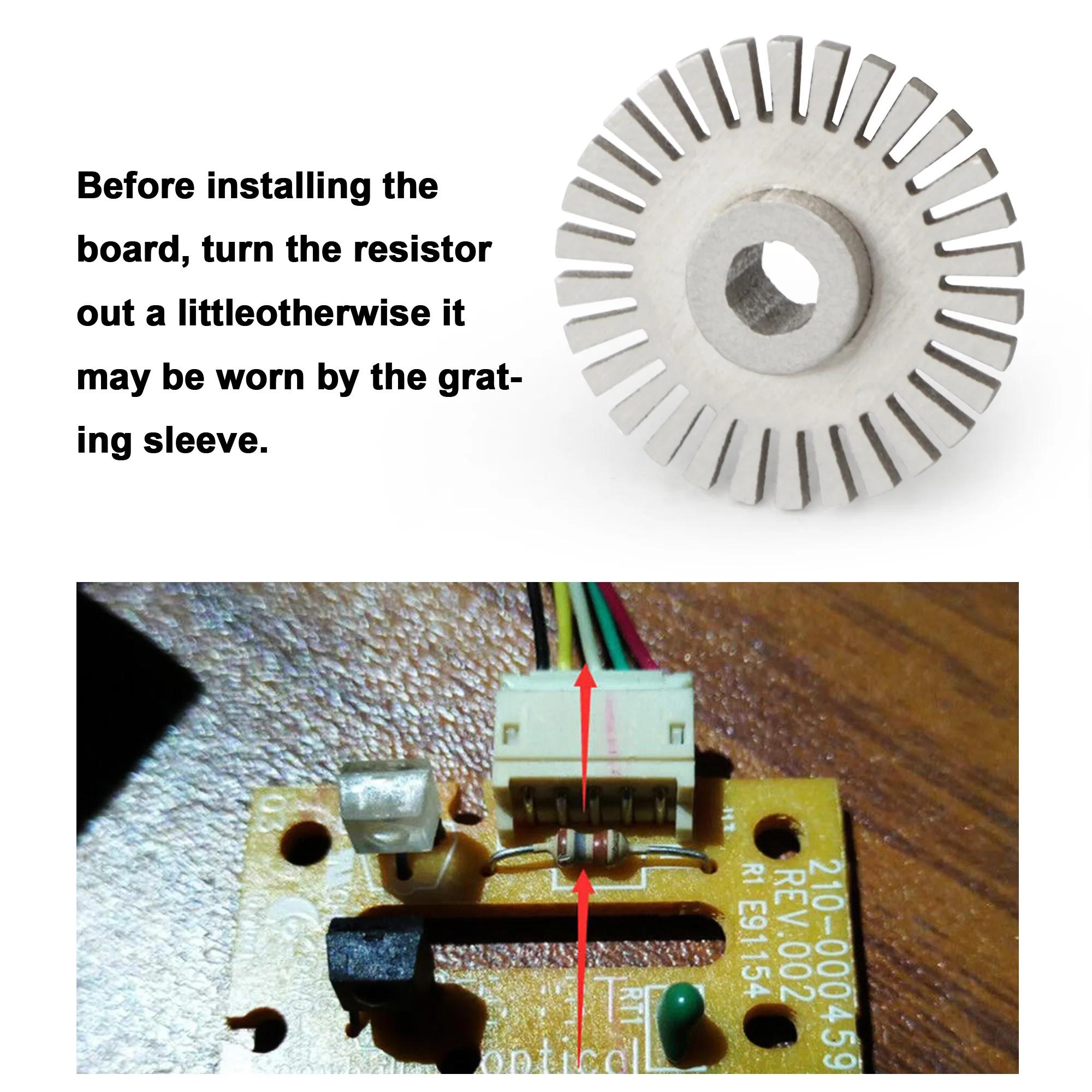 For Logitech New G27 / Driving Force GT Steering Wheels Systems 30 Slot Steering Wheel Optical Encoder Aluminum Alloy Material