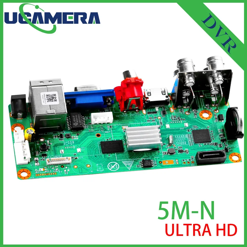 

4CH 5MP-N Orgional PCB AHD DVR CCTV Video Recorder IP Cam Xmeye Onvif Coaxial DVR Xmeye Pro APP For indoor and outdoor cameras